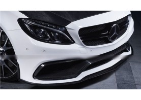 Mercedes Benz W205 C63 C63s AMG Carbon Fiber Front Center Trim Lip