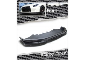 NISSAN GT-R R35 Carbon Fiber Front Lip Spoiler Bumper for 2009-2011 