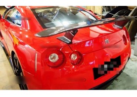 Nissan GTR R35 Carbon Fiber Trunk Spoiler Wing Body Kit 