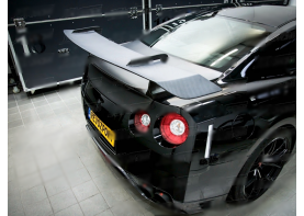 R STYLE CARBON FIBER REAR TRUNK AND SPOILER FOR 2008-2016 NISSAN GTR R35