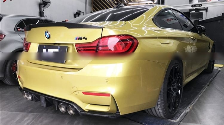 Bmw F80 M3 F82 F83 M4 Carbon Fiber Rear Diffuser Brake Light