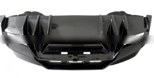 Lamborghini Huracan LP610 Unpainted Rear Bumper W/ Carbon Fiber Diffuser